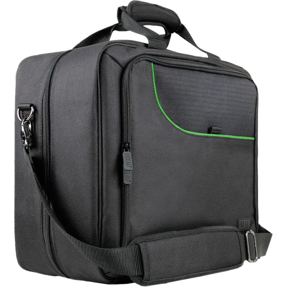USA GEAR S13 Travel Carrying Case for Xbox One (Gray/Green)