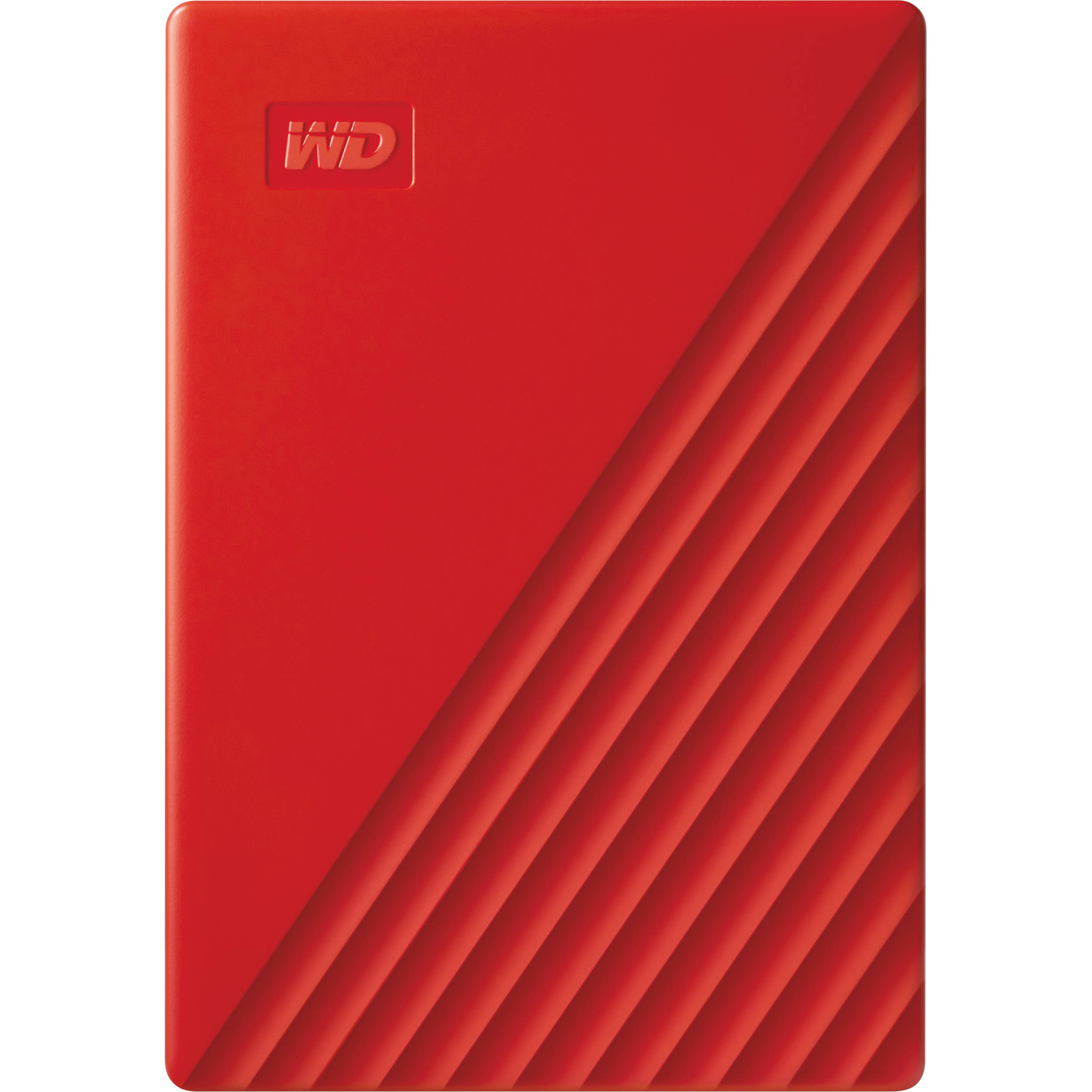WD 2TB My Passport USB 3.2 Gen 1 External Hard Drive (2019, Red)