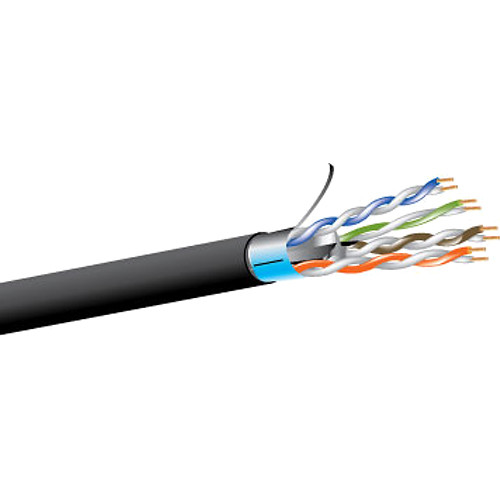 West Penn HDBaseT CAT6a Ethernet Cable with Solid Bare Copper Conductor (4-Pair, 23 AWG, 1000')
